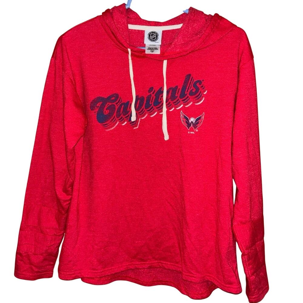NHL  Washington Capitals red hoodie sweatshirt women’s size small 4/6